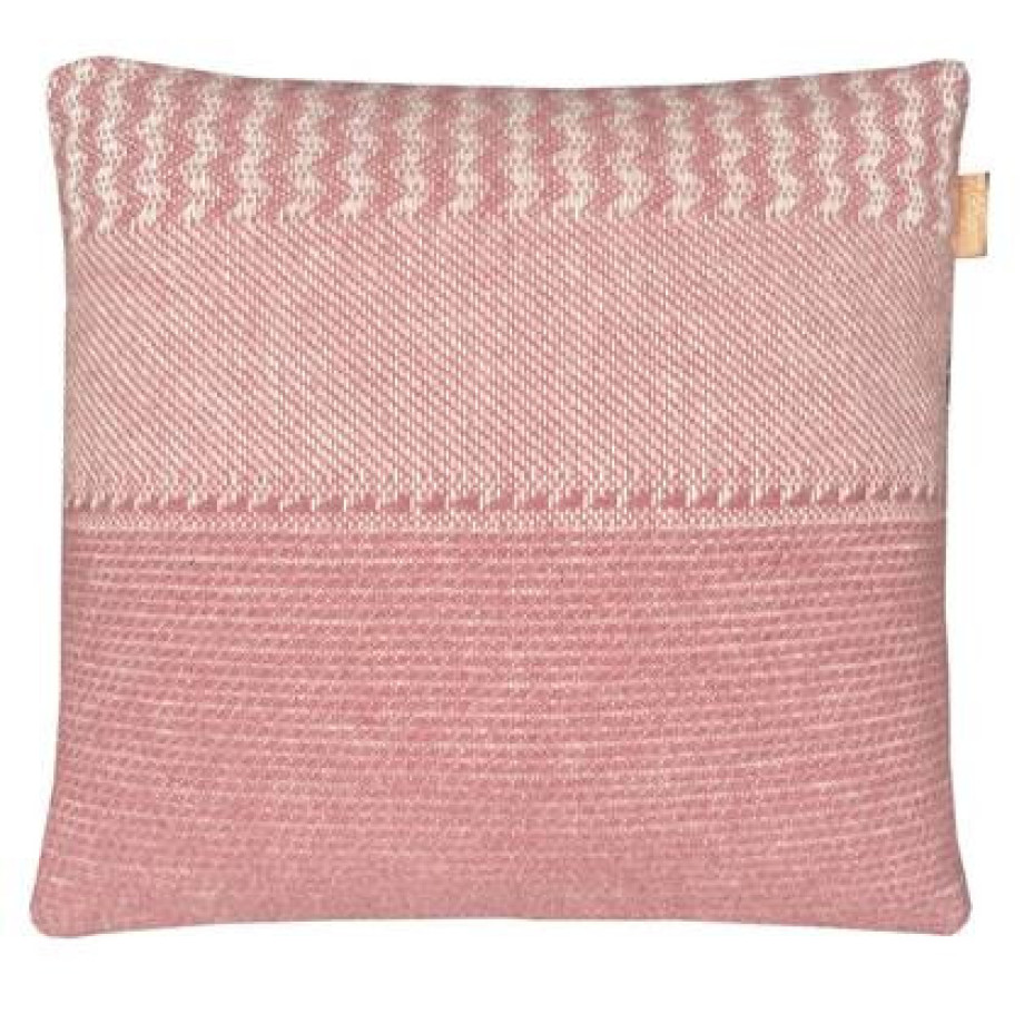 Malagoon Uptown Wool Sierkussen 50 x 50 - Pink afbeelding 1