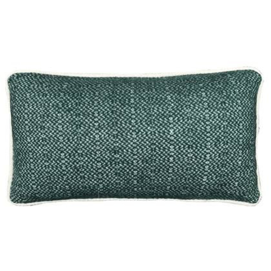 Malagoon Recycled Wool Sierkussen - Dennengroen afbeelding 1