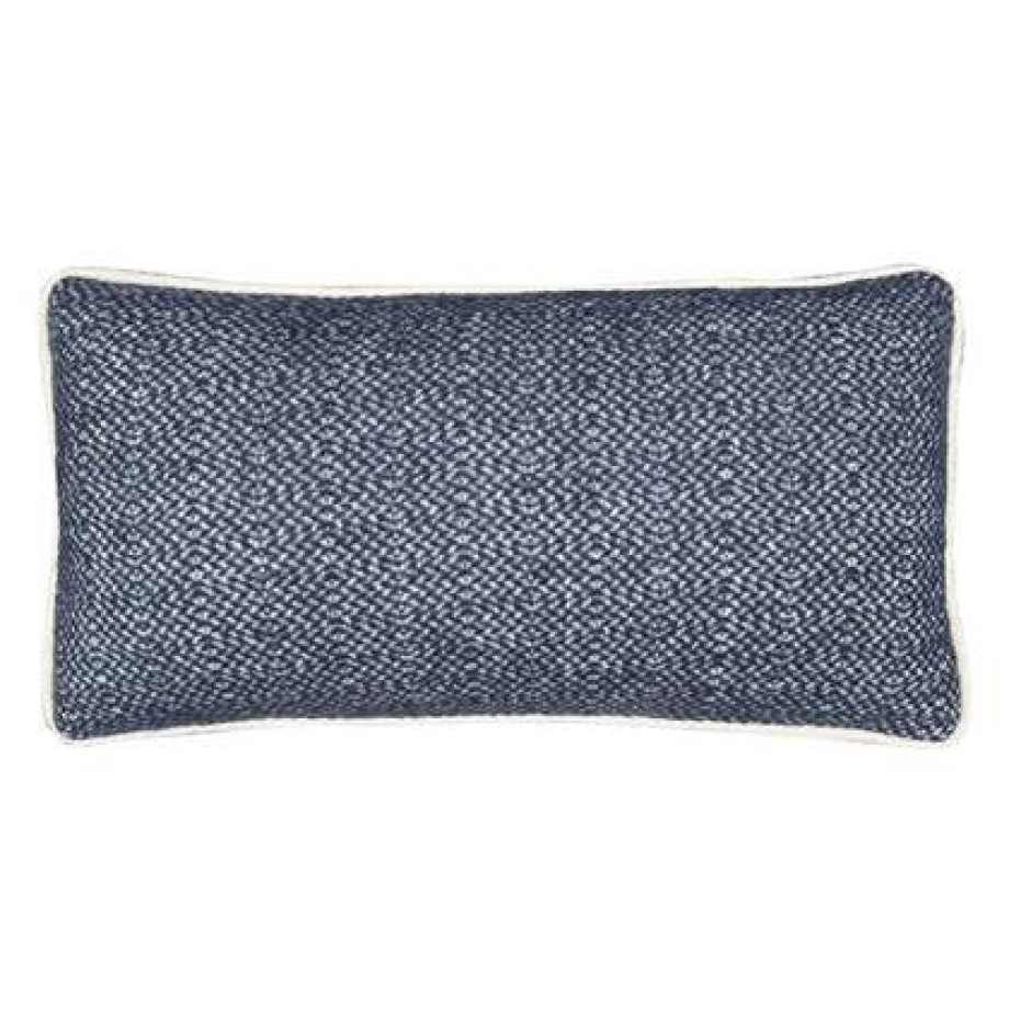 Malagoon Recycled Wool Sierkussen - Space Blue afbeelding 1