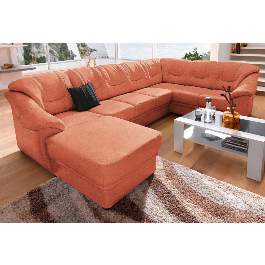 sit&more Zithoek Savona U-vorm naar keuze met slaapfunctie, met binnenvering, vrij plaatsbaar afbeelding 1