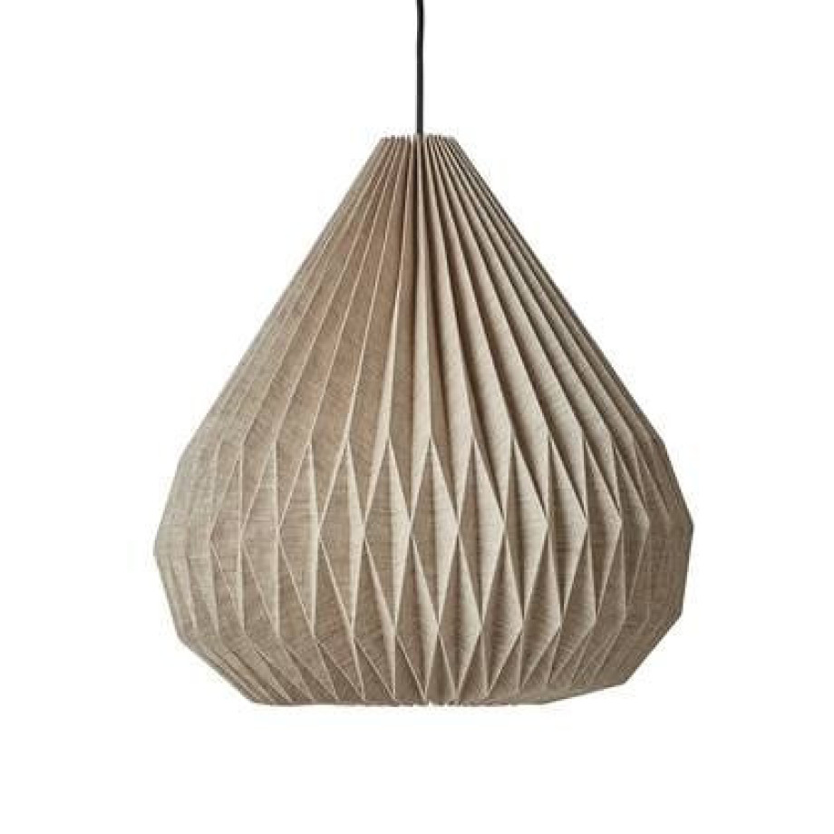 by fonQ Linen Hanglamp Ã 41 cm - Kegel afbeelding 1