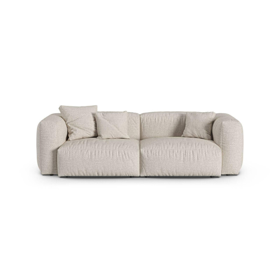 Modulaire 3-zitsbank Martina bouclé | Micadoni Home Modulaire 3-zitsbank Martina bouclé | Micadoni Home afbeelding 1