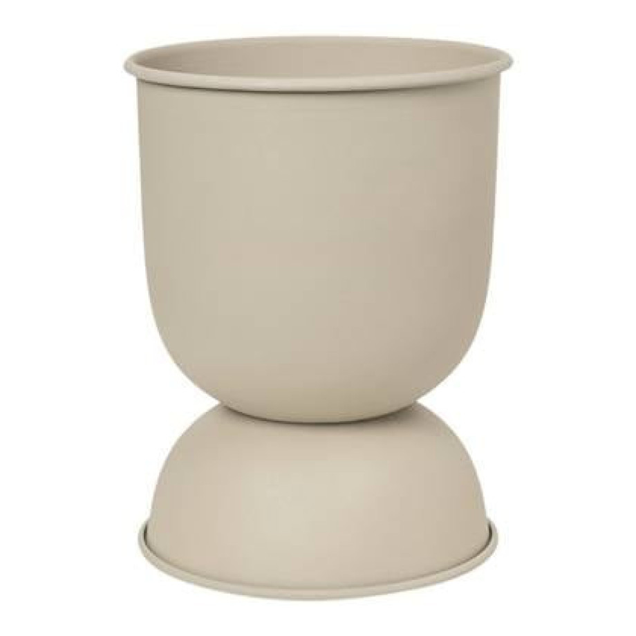 ferm LIVING Hourglass Pot - Extra Small - Cashmere afbeelding 1
