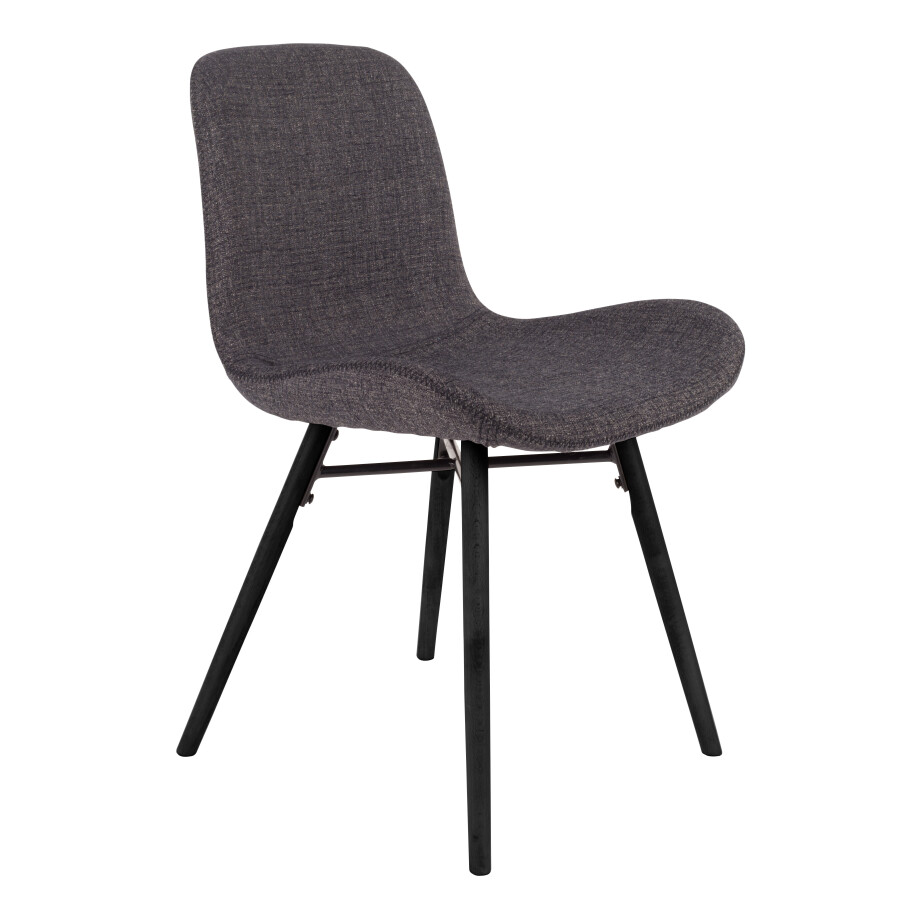 ZILT Eetkamerstoel 'Michala', kleur Antraciet ZILT Eetkamerstoel 'Michala', kleur Antraciet afbeelding 1