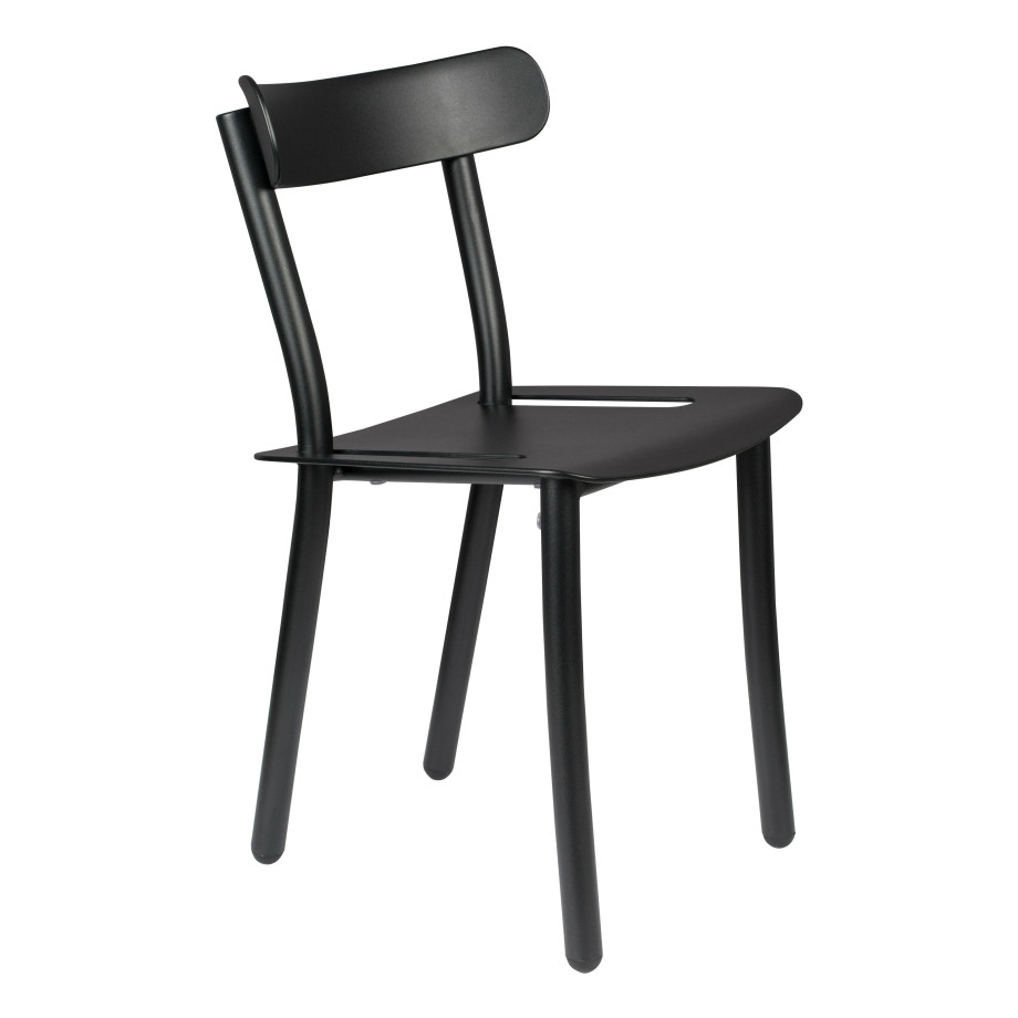 Zuiver Tuinstoel 'Friday' kleur Zwart afbeelding 1