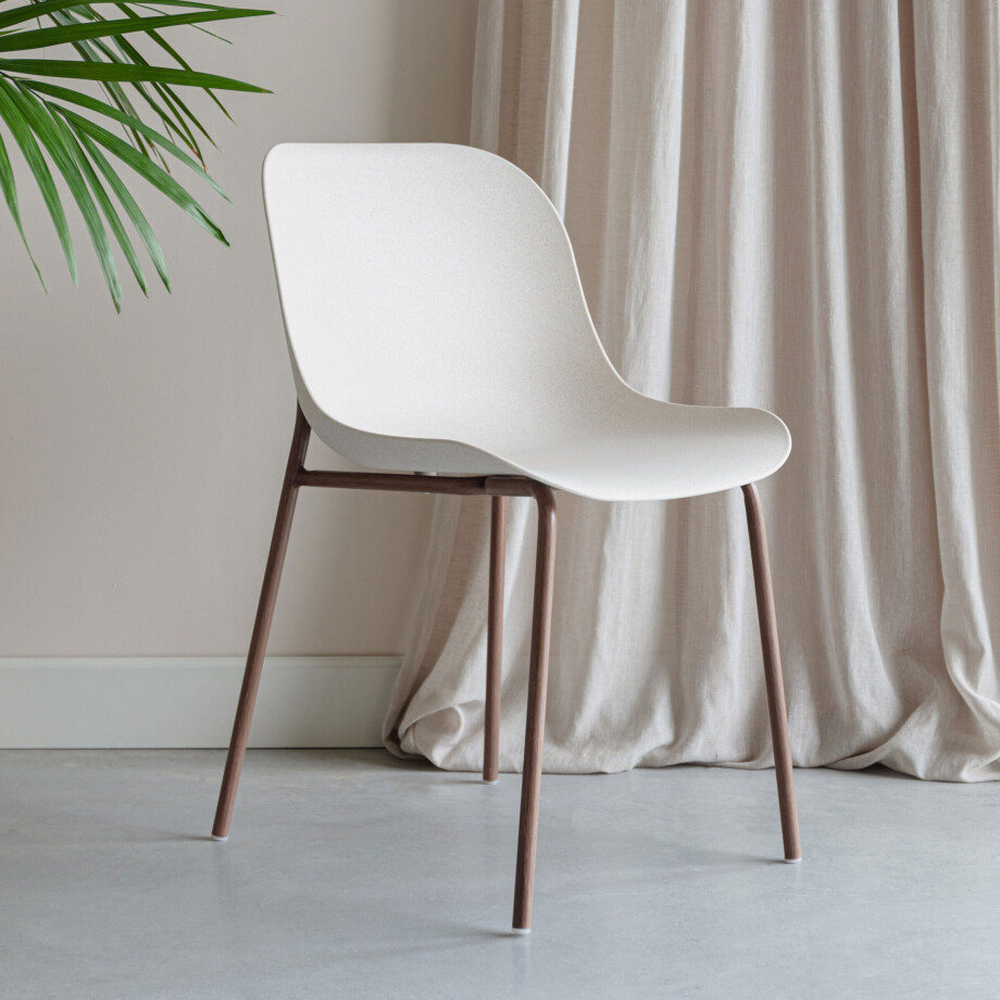 ZILT Eetkamerstoel 'Pascal' kleur Beige afbeelding 