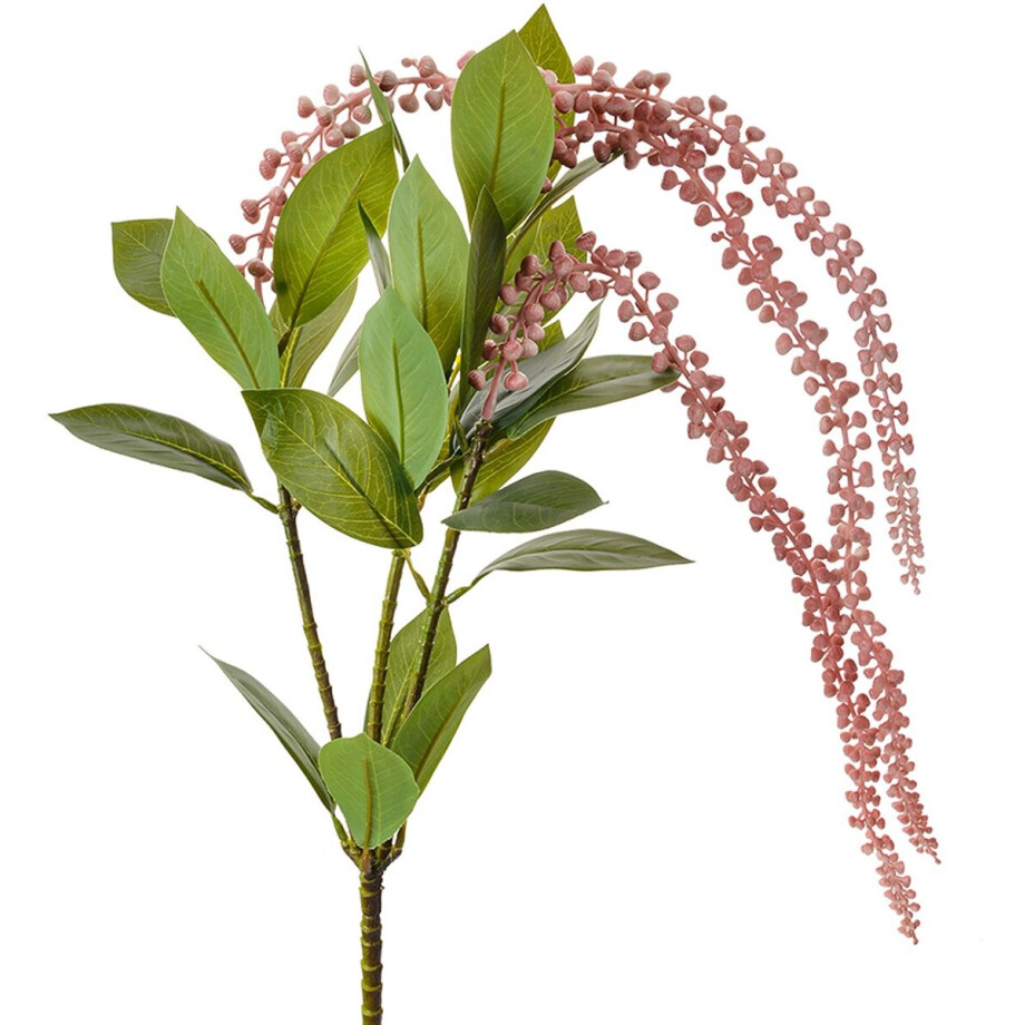 Clayre & Eef Kunstbloem - Zijden 73 cm Roze Kunststof Kunstbloemen Clayre & Eef Kunstbloem - Zijden 73 cm Roze Kunststof Kunstbloemen afbeelding 1