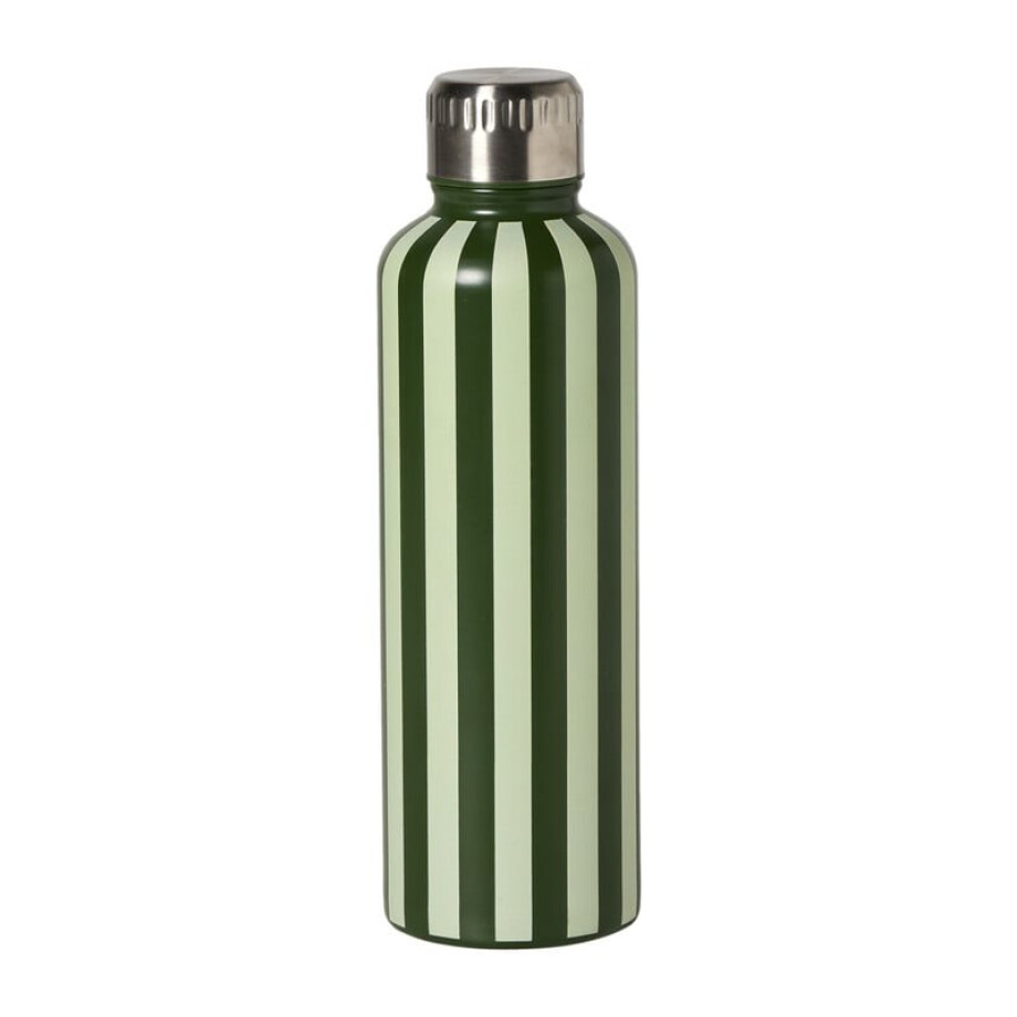 Drinkfles streep - groen - 500 ml afbeelding 