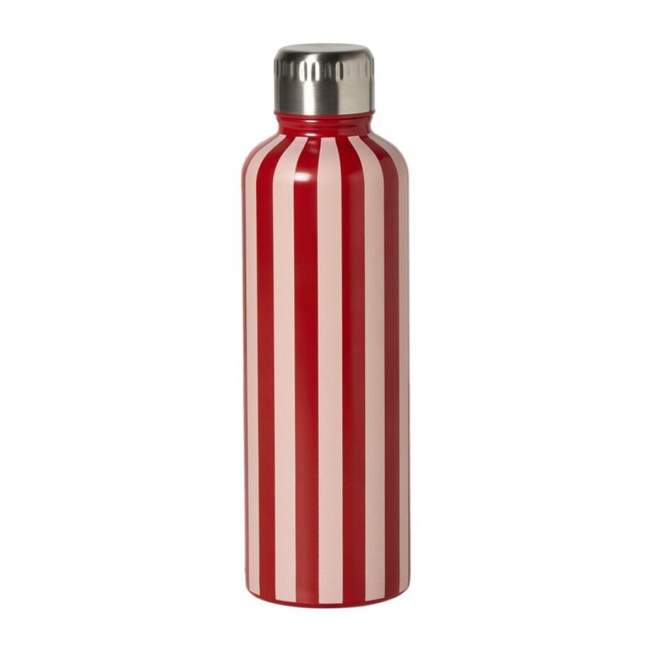 Drinkfles streep - rood - 500 ml Drinkfles streep - rood - 500 ml afbeelding