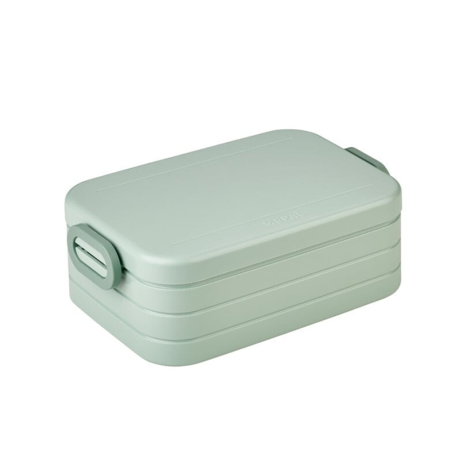 Mepal lunchbox middel - lichtgroen - 6.5x18x12 cm afbeelding 