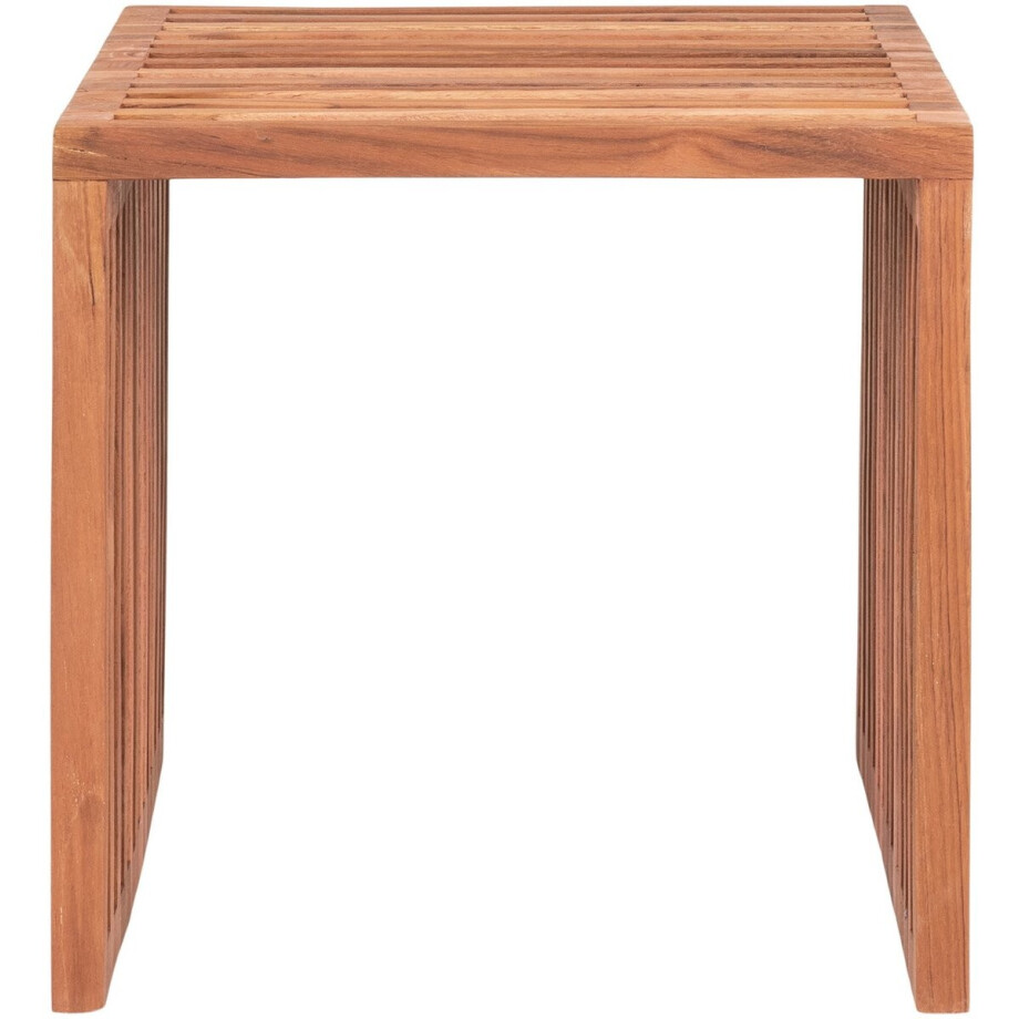 House Nordic Bijzettafel Pego - Naturel Teakhout - 40x40x40cm House Nordic Bijzettafel Pego - Naturel Teakhout - 40x40x40cm afbeelding 1