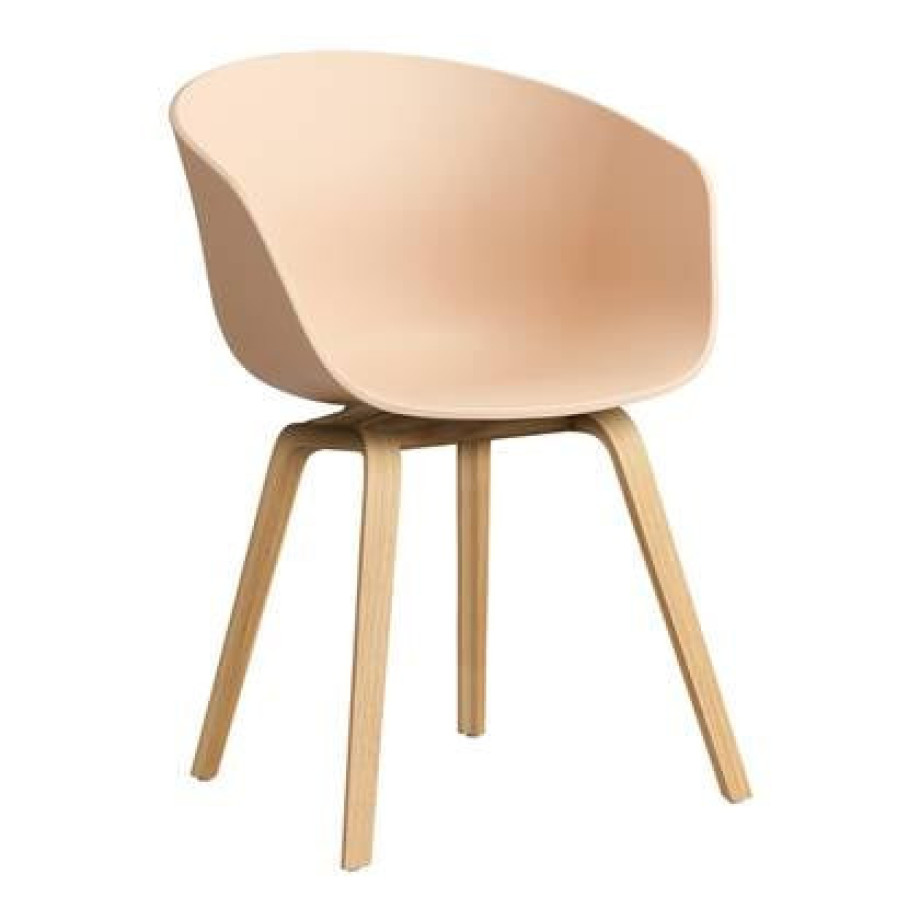 HAY About a Chair AAC22 Stoel - Oak - Pale Peach afbeelding 1