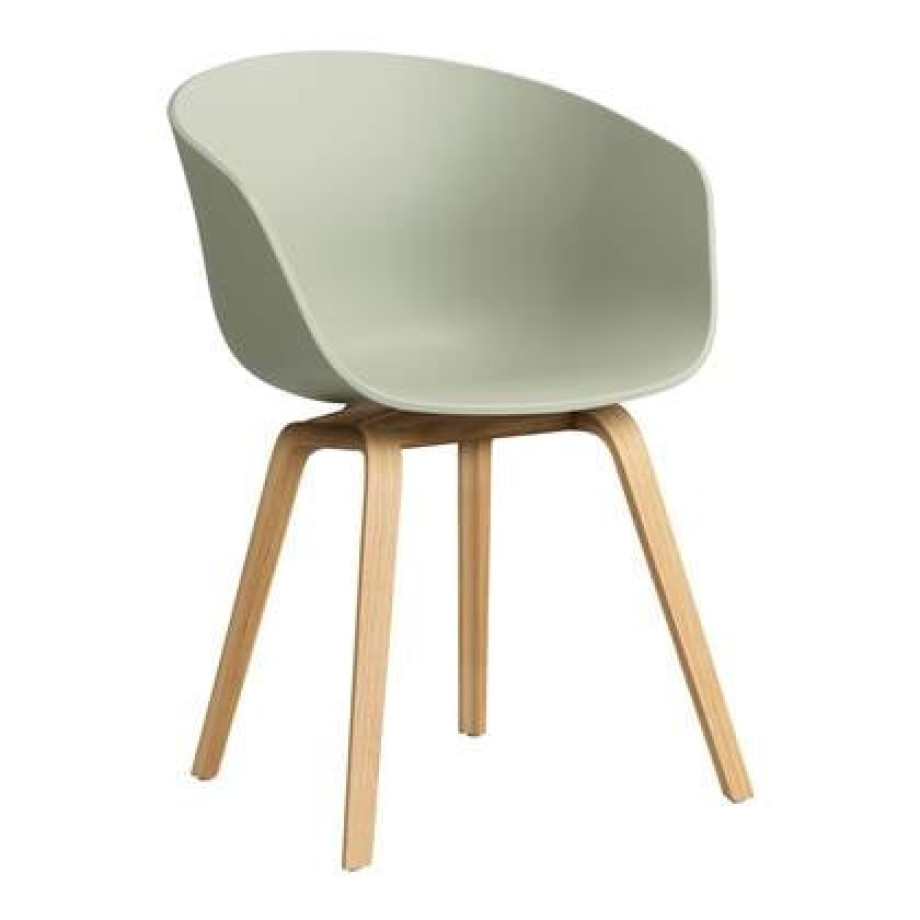 HAY About a Chair AAC22 Stoel - Oak - Pastel Green afbeelding 1