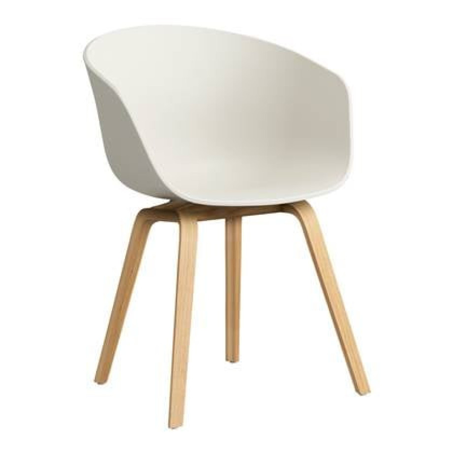 HAY About a Chair AAC22 Stoel - Oak - Melange Cream afbeelding 1