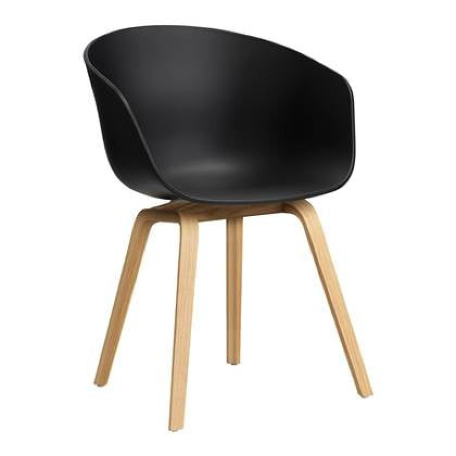 HAY About a Chair AAC22 Stoel - Oak - Black afbeelding 1