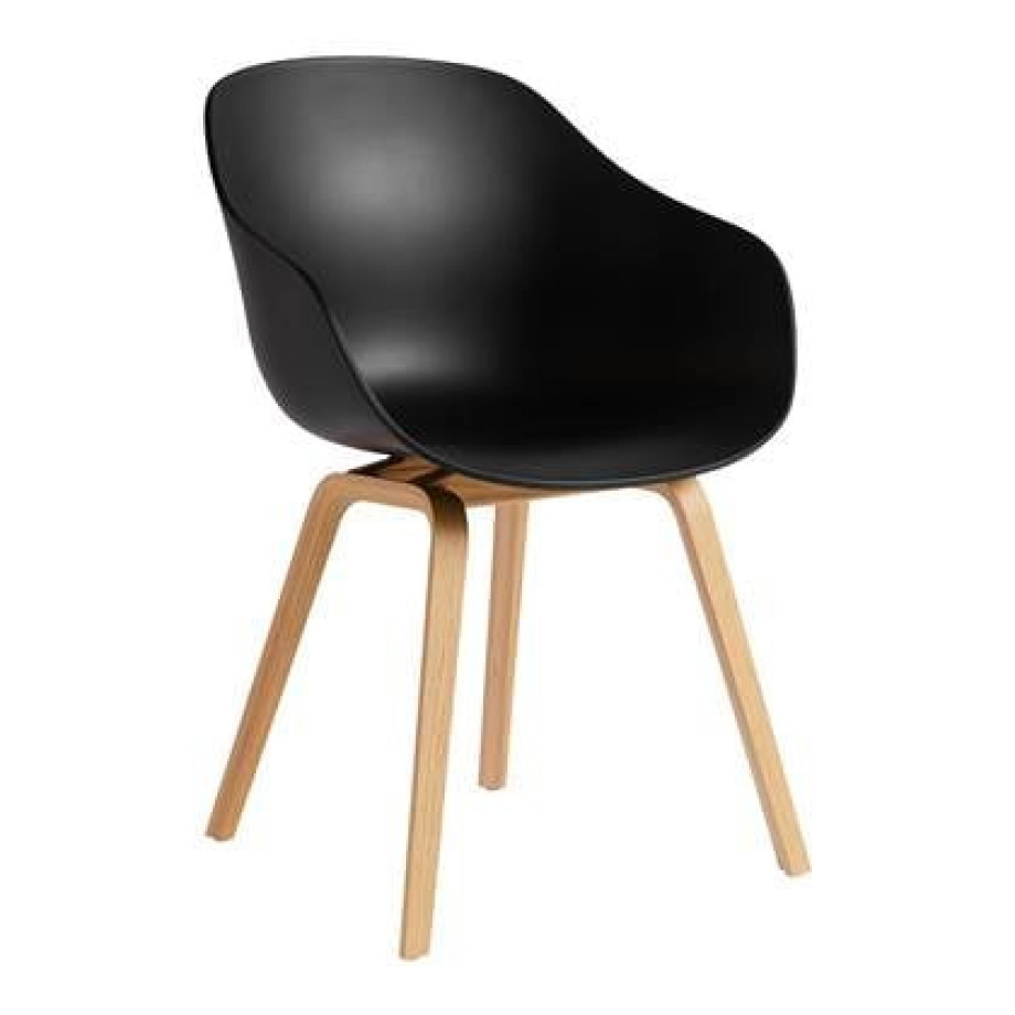 HAY About a Chair AAC222 Stoel - Oak - Black afbeelding 1
