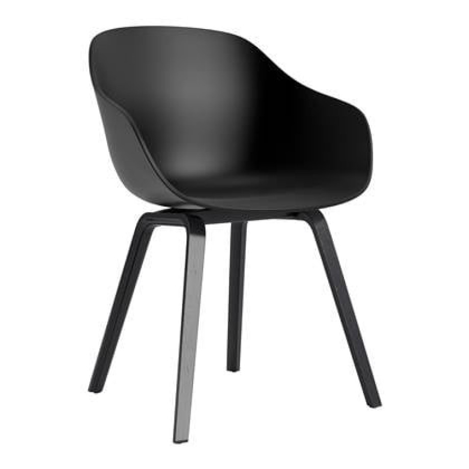 HAY About a Chair AAC222 Stoel - Black Oack - Black afbeelding 1