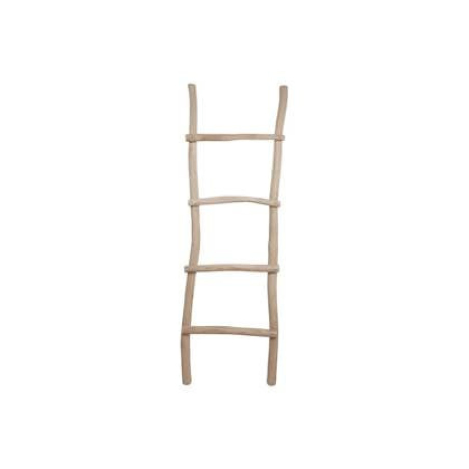 Decoratieve ladder - teak afbeelding 1