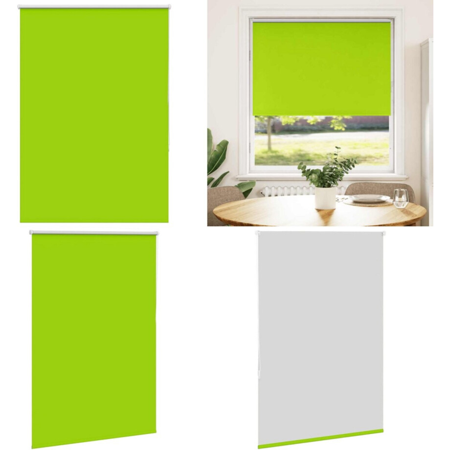 vidaXL Rolgordijn verduisterend 115x150 cm stofbreedte 110,7 cm - Rolgordijn - Rolgordijnen - Dag- En Nachtgordijn - Verduisterend Rolgordijn afbeelding 1