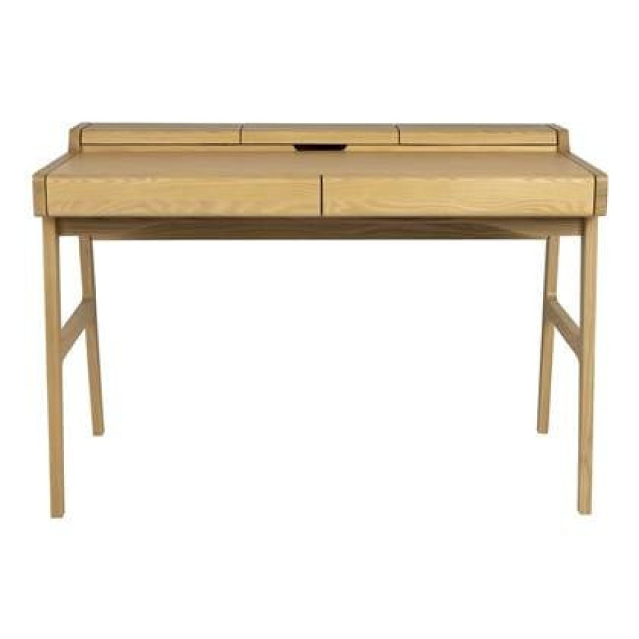 Zuiver Kaat Bureau - B 120 cm - Naturel afbeelding 1