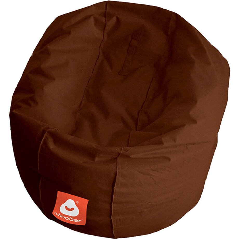Whoober ronde zitzak Ibiza M outdoor licht bruin - Wasbaar - Voor binnen en buiten afbeelding 1