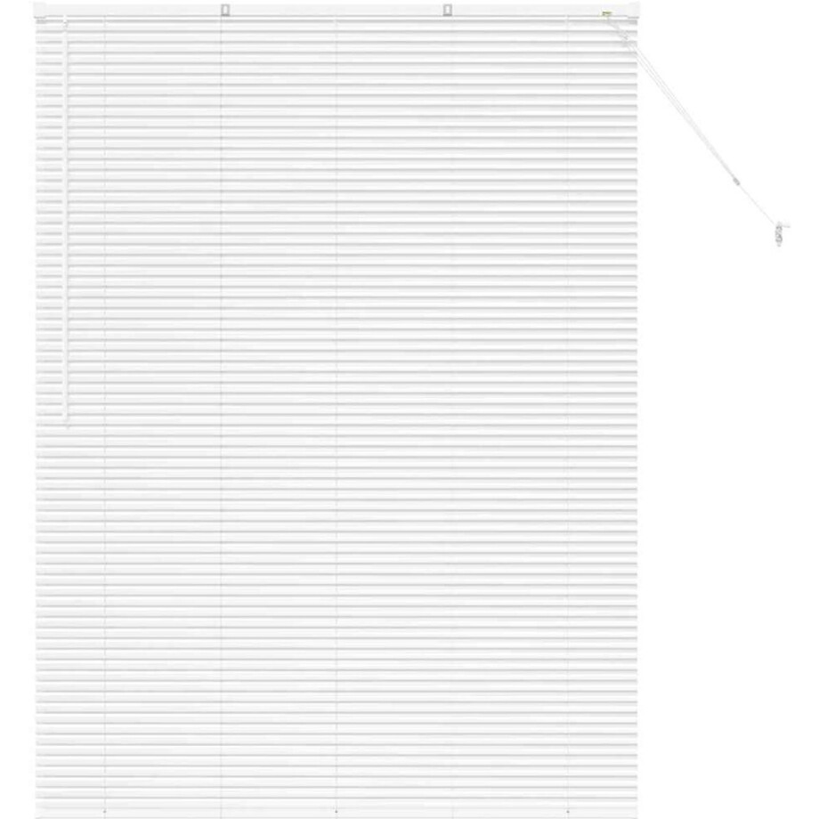 vidaXL - Venetiaanse - Jaloezieën - Wit - 175 - x - 125 - cm - Aluminium afbeelding 1