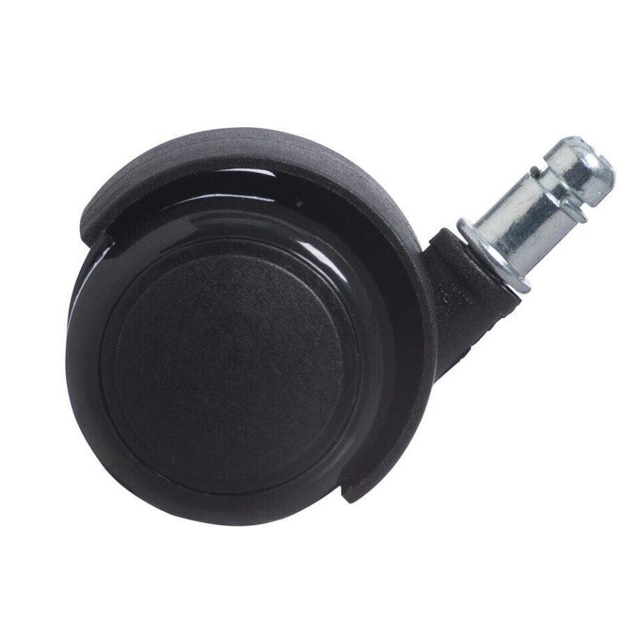 Leen Bakker - Wielen Voor Harde Vloeren (5 Stuks) - Kunststof - Zwart Leen Bakker - Wielen Voor Harde Vloeren (5 Stuks) - Kunststof - Zwart afbeelding 1