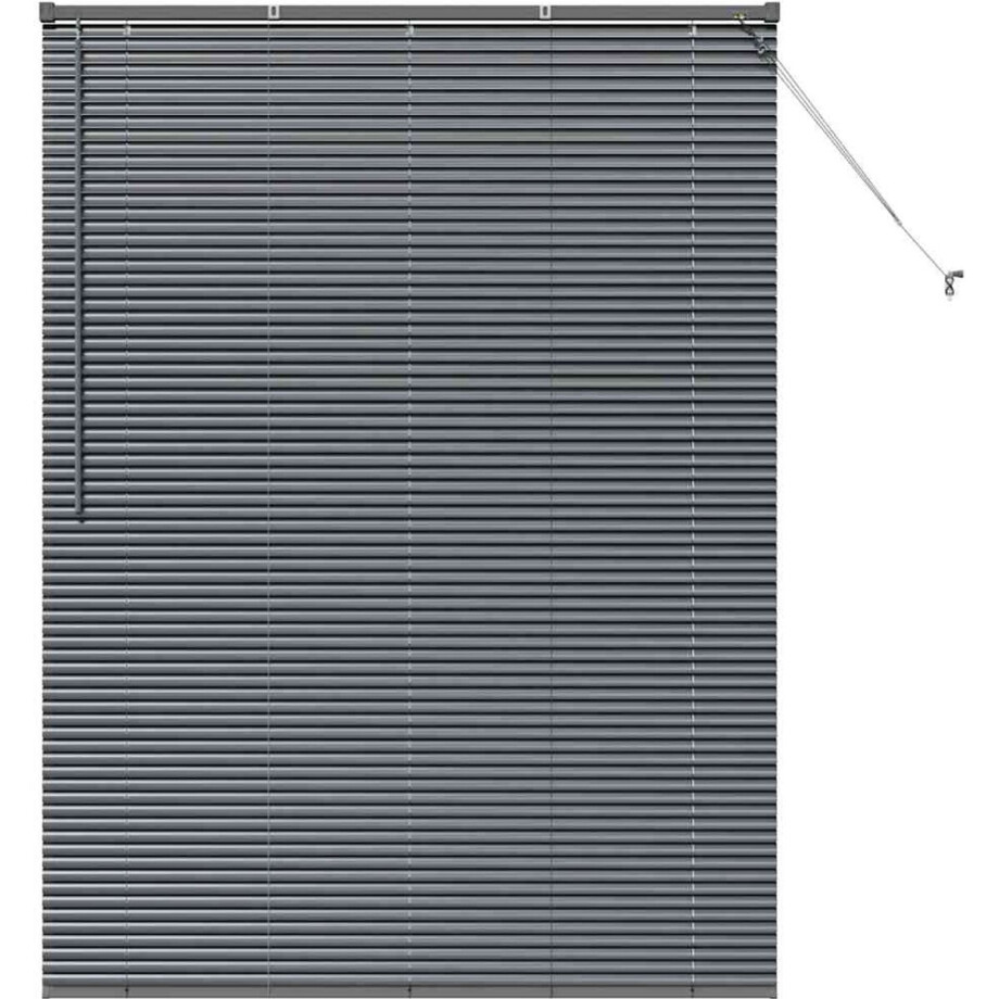 vidaXL - Venetiaanse - jaloezie - Donkergrijs - 175 - x - 125 - cm - 25 - mm - Aluminium afbeelding 1