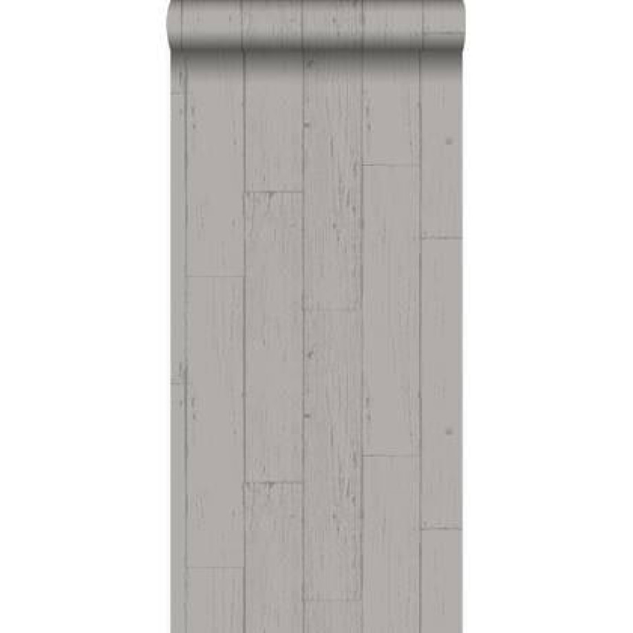 Origin Wallcoverings behang verweerde houten planken taupe - 53 cm x 1 afbeelding 1