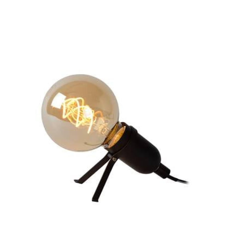 Lucide PUKKI - Tafellamp - LED - E27 - 1x5W 2200K afbeelding 1