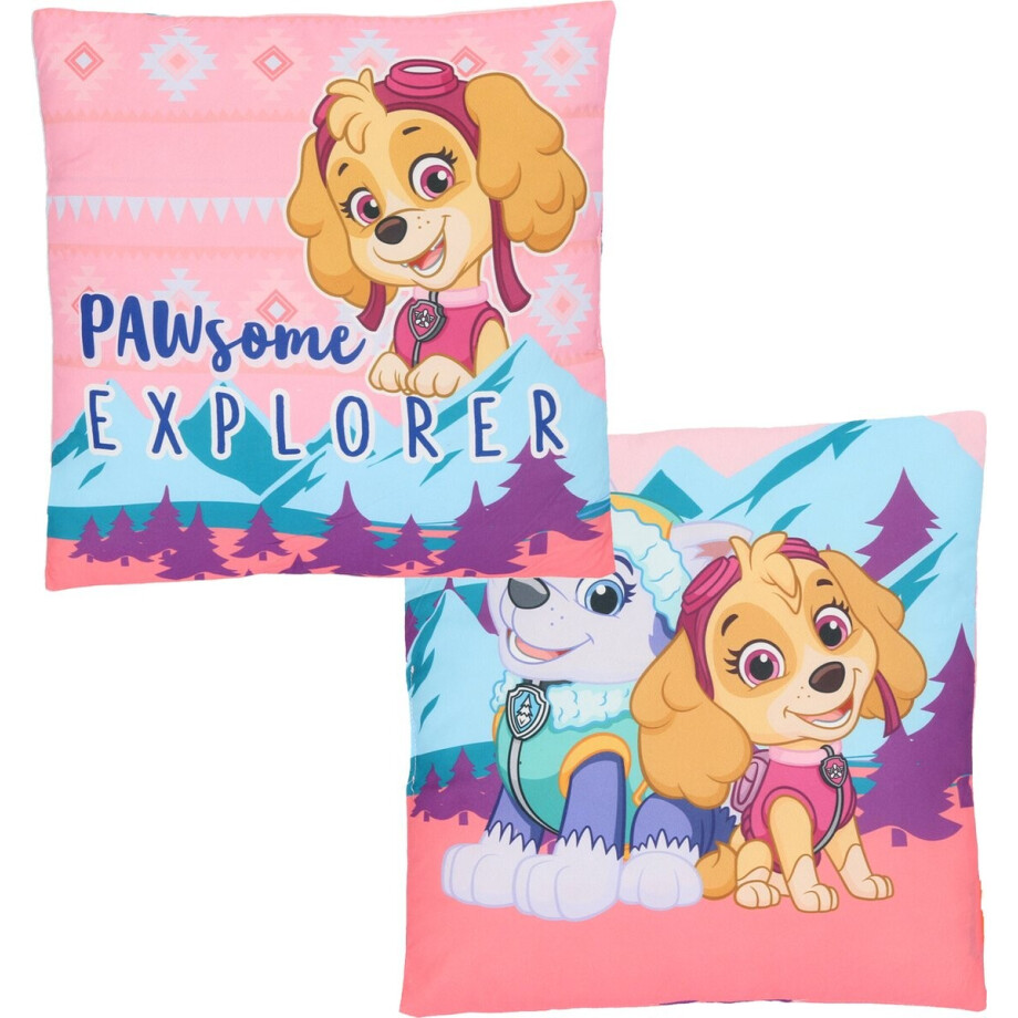 Paw Patrol Kussen Gevormd - 38 cm - Polyester - Roze afbeelding 1