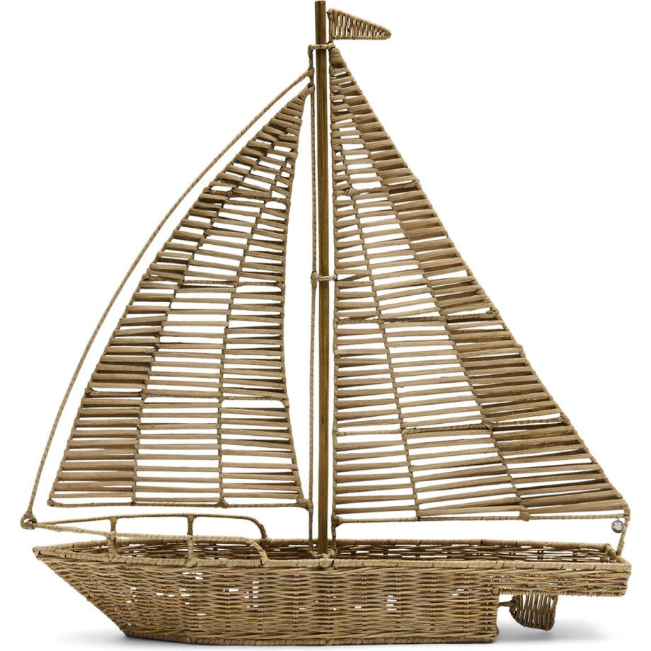 Riviera Maison Beeldje boot Naturel - Sculpture groot - Rattan, ijzer - (LxBxH) 65x15x69 Riviera Maison Beeldje boot Naturel - Sculpture groot - Rattan, ijzer - (LxBxH) 65x15x69 afbeelding 1