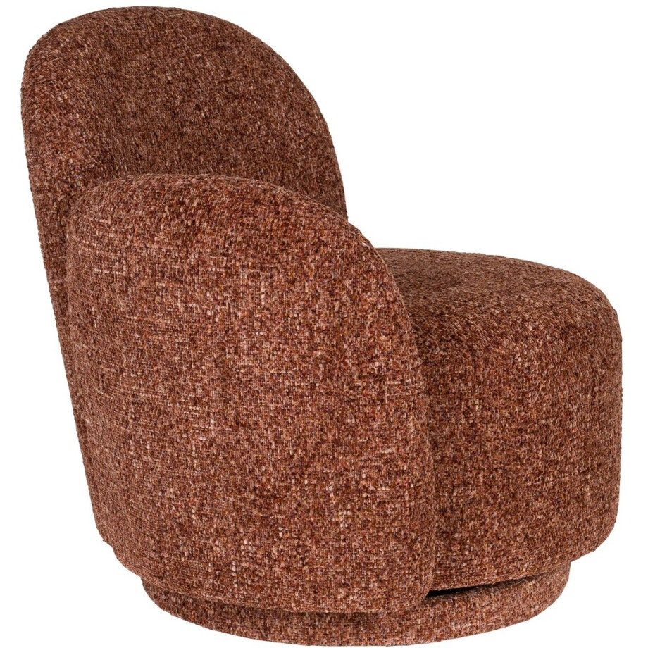 Dutchbone Rose Fauteuil Bordeaux Rood afbeelding 1