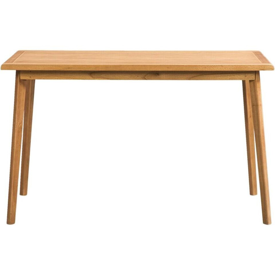 Leen Bakker - Bureau Nani - Naturel - 125x60x75,5 Cm - Hout - Beige Leen Bakker - Bureau Nani - Naturel - 125x60x75,5 Cm - Hout - Beige afbeelding 1