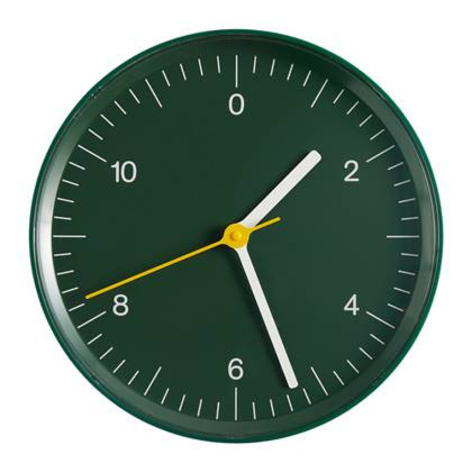 HAY Clock Wandklok - Green afbeelding 1