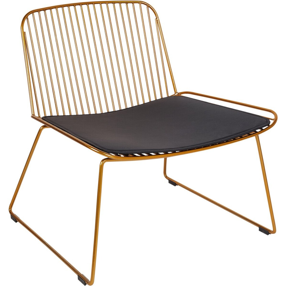 BELIANI SNORUM - Eetkamerstoel set van 2 - Goud - Metaal BELIANI SNORUM - Eetkamerstoel set van 2 - Goud - Metaal afbeelding 1