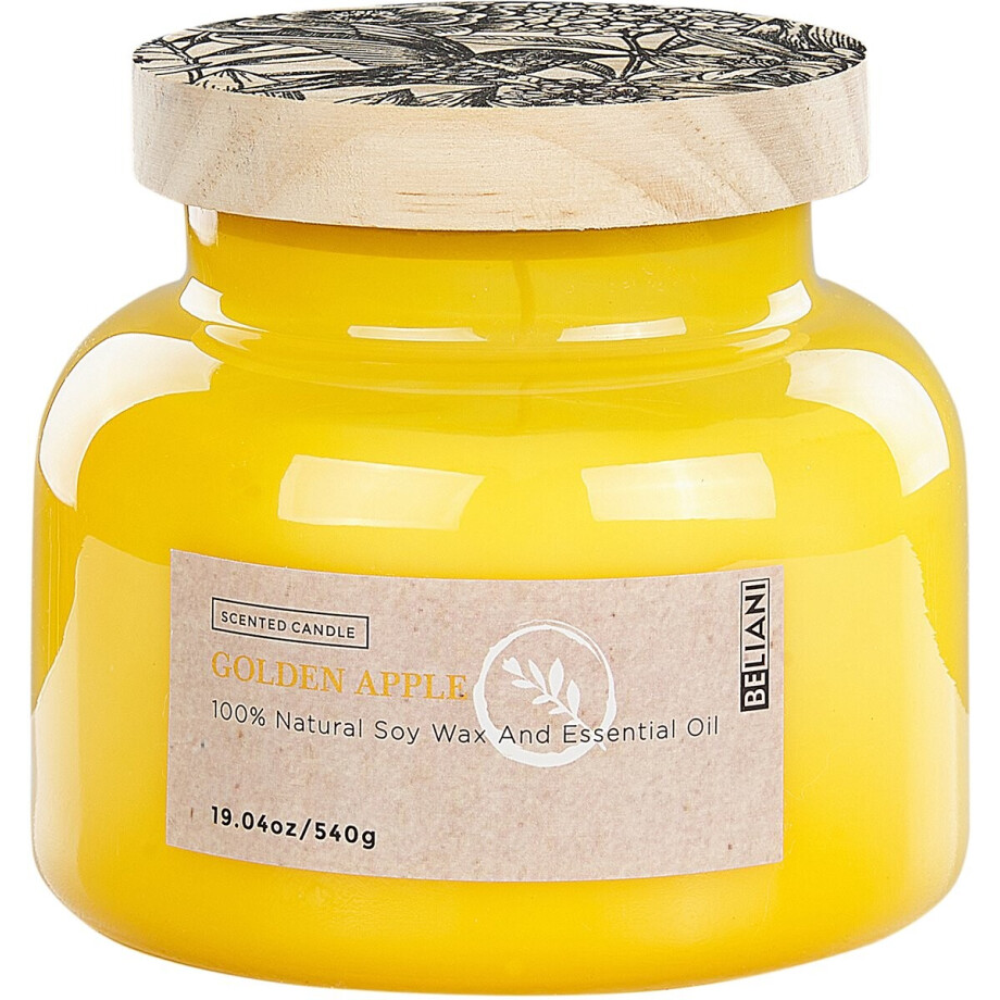 BELIANI DELIGHT BLISS - Geurkaars - Gouden appel - Soja wax BELIANI DELIGHT BLISS - Geurkaars - Gouden appel - Soja wax afbeelding 1