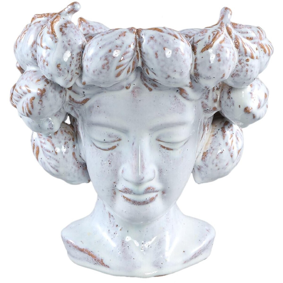 PTMD Alani Standbeeld Vrouw - 23 x 21 x 22 cm - Keramiek - Wit PTMD Alani Standbeeld Vrouw - 23 x 21 x 22 cm - Keramiek - Wit afbeelding 1