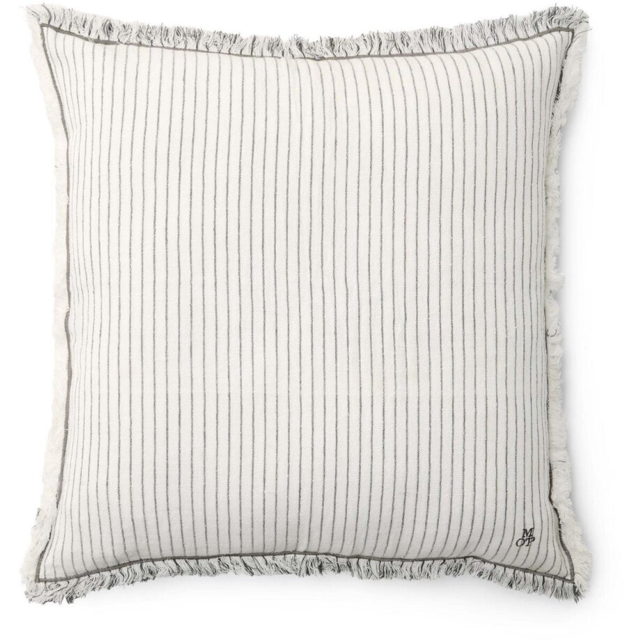 Marc O'Polo Fine Stripe Sierkussen Antraciet - 40x60 cm Marc O'Polo Fine Stripe Sierkussen Antraciet - 40x60 cm afbeelding 1