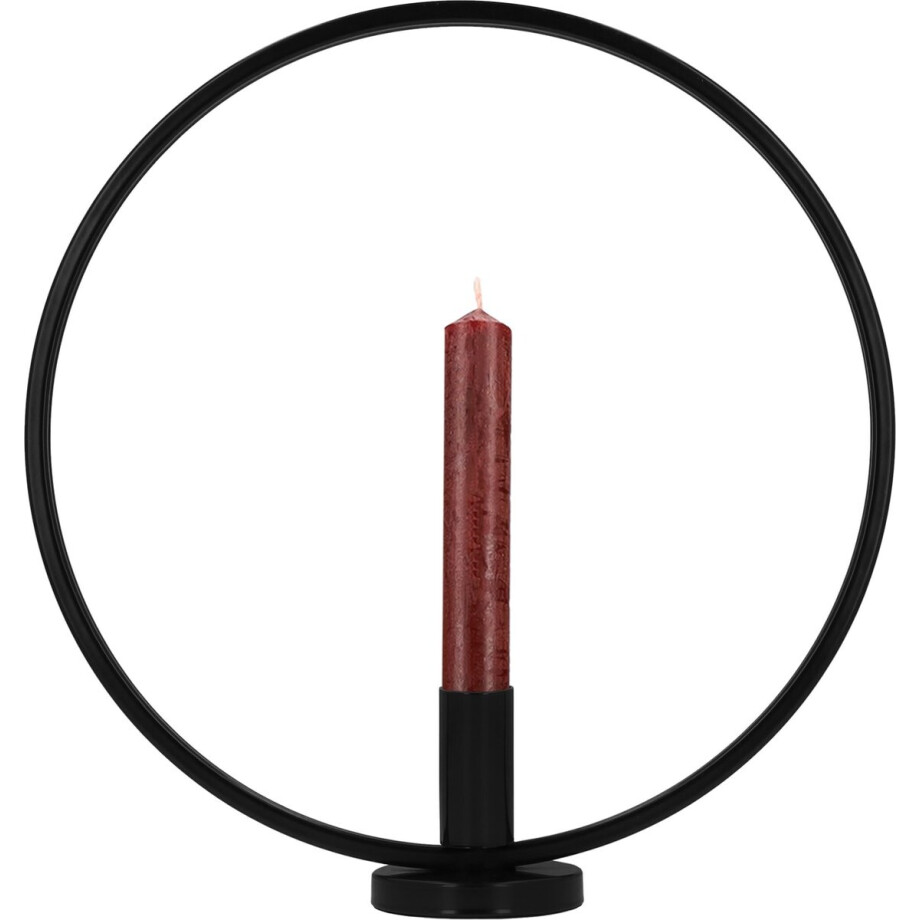 QUVIO Kandelaar - Rond - Kaarsenhouder - Diner kandelaars - Kaars accessoires - Decoratieve kandelaar - Zwart - Metaal - 7 x 29 x 30 cm QUVIO Kandelaar - Rond - Kaarsenhouder - Diner kandelaars - Kaars accessoires - Decoratieve kandelaar - Zwart - Metaal - 7 x 29 x 30 cm afbeelding 1