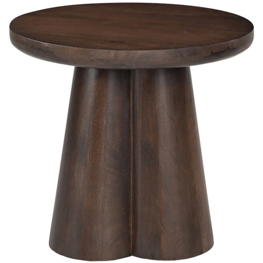 Livingfurn Salontafel Brix Clubs Mangohout Bruin Ø50cm Livingfurn Salontafel Brix Clubs Mangohout Bruin Ø50cm afbeelding 1