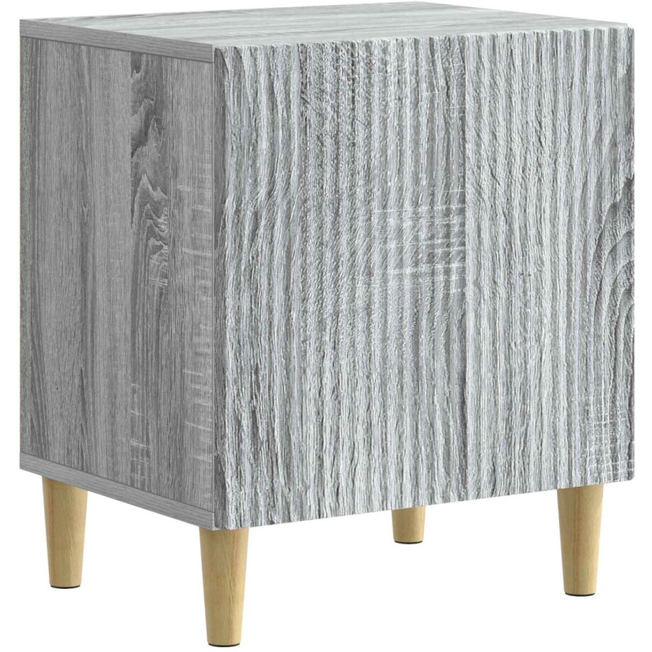 vidaXL - Nachtkastje - Grijs - sonoma - 43 - x - 34,5 - x - 50 - cm - Bewerkt - hout vidaXL - Nachtkastje - Grijs - sonoma - 43 - x - 34,5 - x - 50 - cm - Bewerkt - hout afbeelding 1