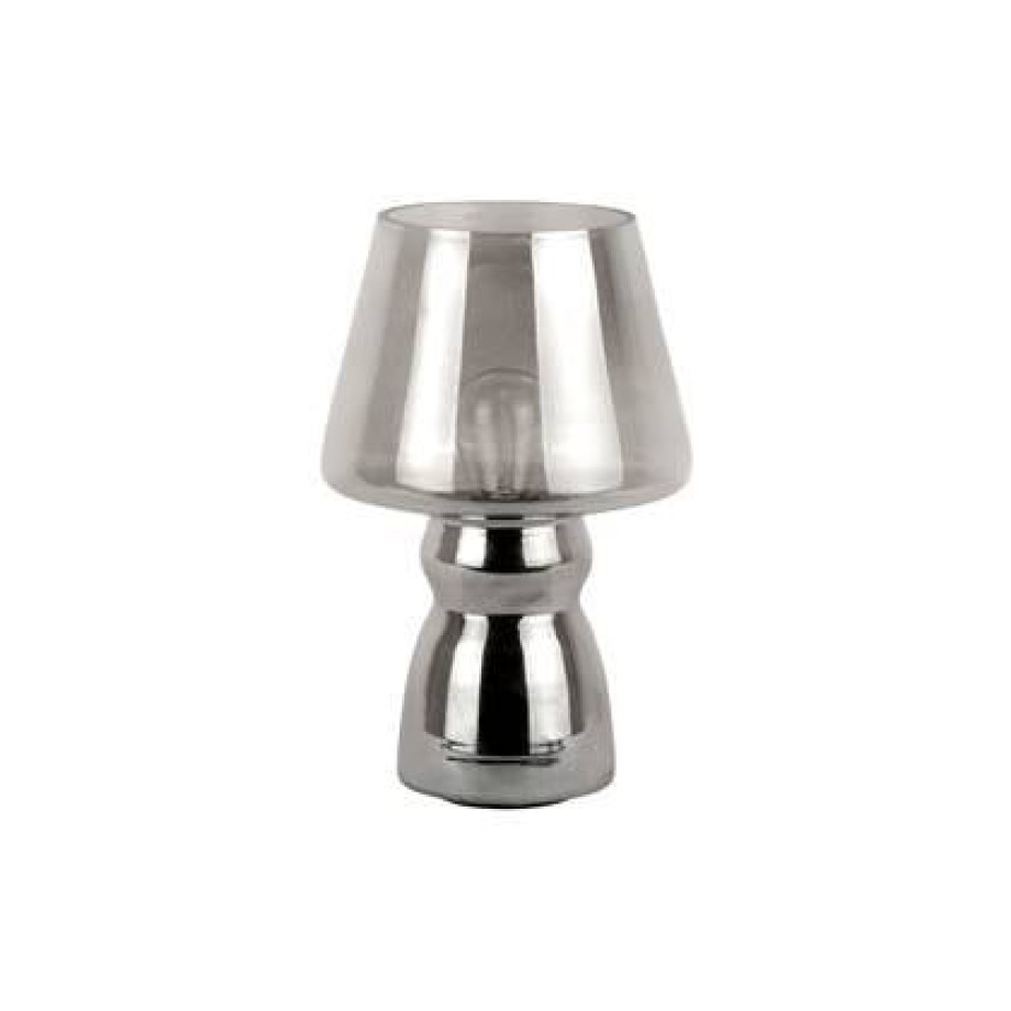 Leitmotiv - Tafellamp Classic LED - Zilver - 16,5x16,5x25,5cm afbeelding 1