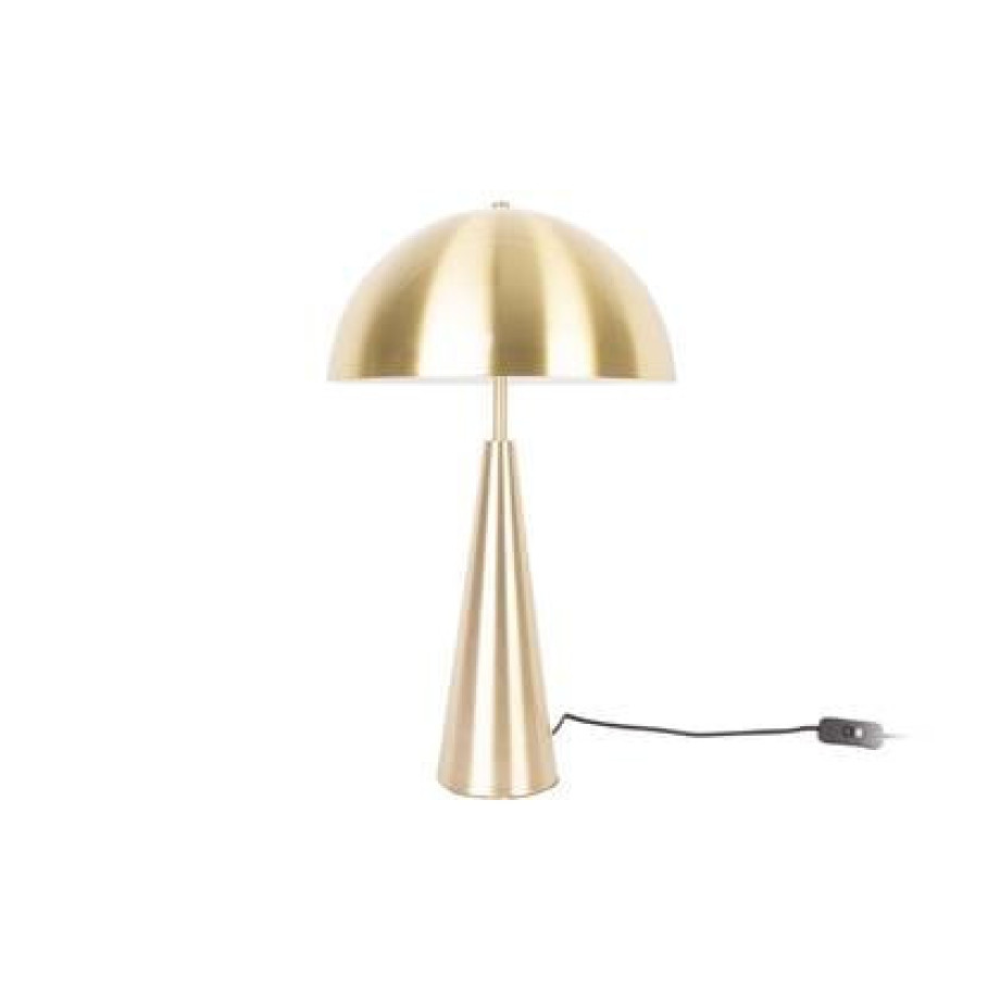 Leitmotiv - Tafellamp Sublime - Metaal Geborsteld goud - Ã30x51cm afbeelding 1