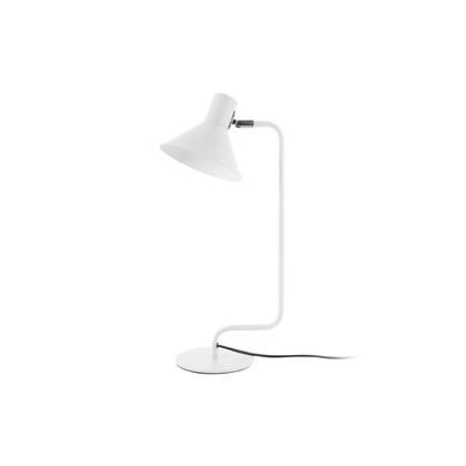 Leitmotiv - Table lamp Office Curved metal white afbeelding 1
