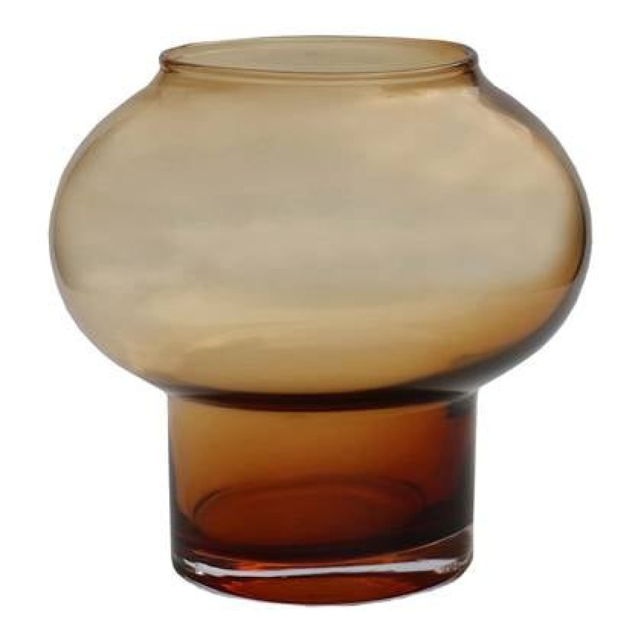 Vase The World Drino Vaas Ã 20 cm - Amber afbeelding 1