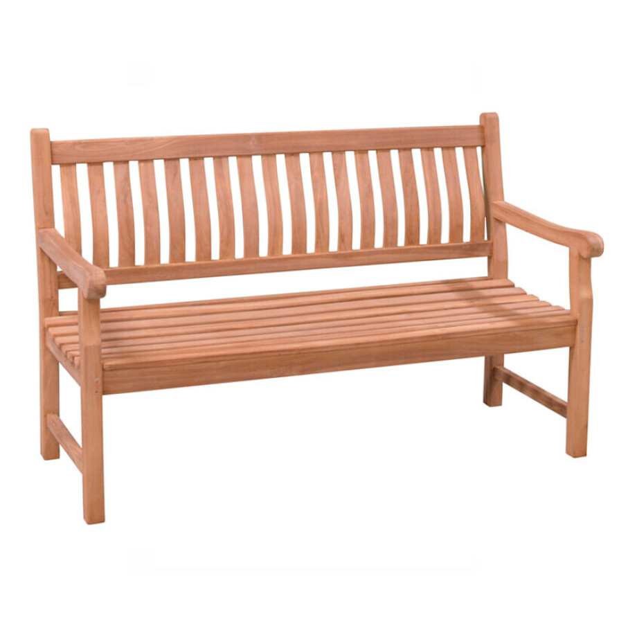 Livingfurn Tuinbank 'Patrick' Teakhout, 200cm Livingfurn Tuinbank 'Patrick' Teakhout, 200cm afbeelding
