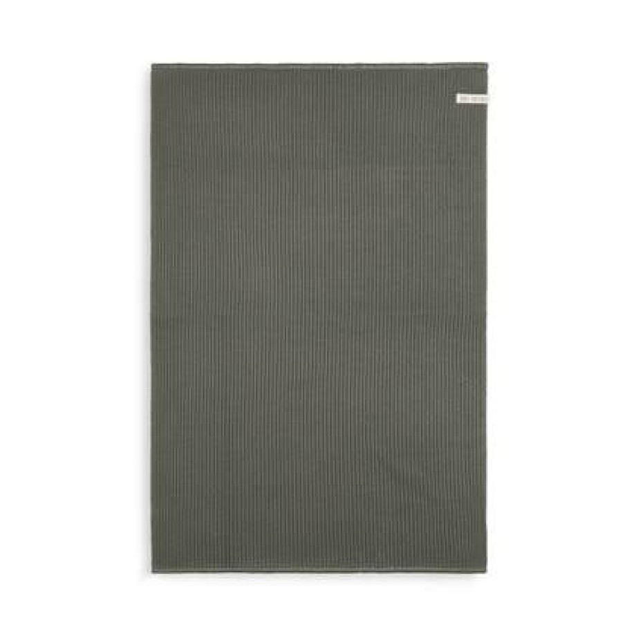 Knit Factory Badmat Morres - Khaki - 80x50 cm afbeelding 1