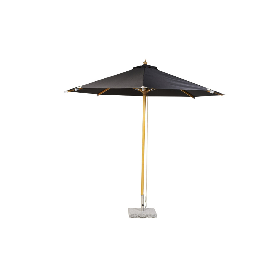 Nohr Parasol 'Luiza' 300 x 300cm, kleur Zwart afbeelding 1