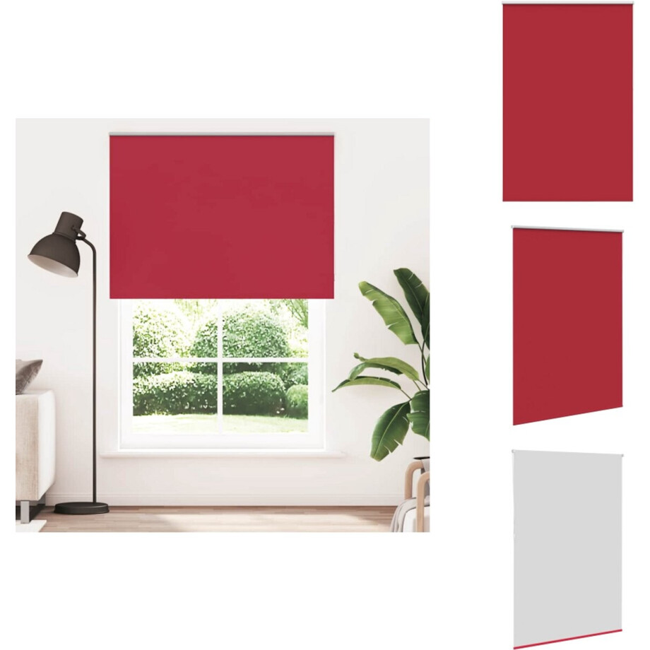 vidaXL Rolgordijn - Rolgordijnen - Dag- En Nachtgordijn - Verduisterend Rolgordijn - Rolgordijn verduisterend 165x210 cm stofbreedte 161,6 cm afbeelding 1